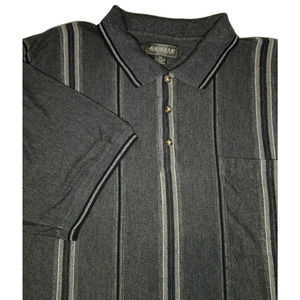 Knights Sportswear Polo XL Mens Short Sleeve Stripe Casual Extra Large Golf‎